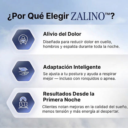 Repara tu Sueño y Recupera tu Vida Zalino™ Almohada Cervical